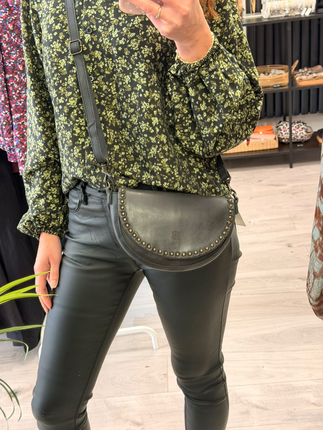 Yampa Leather Bag - Black