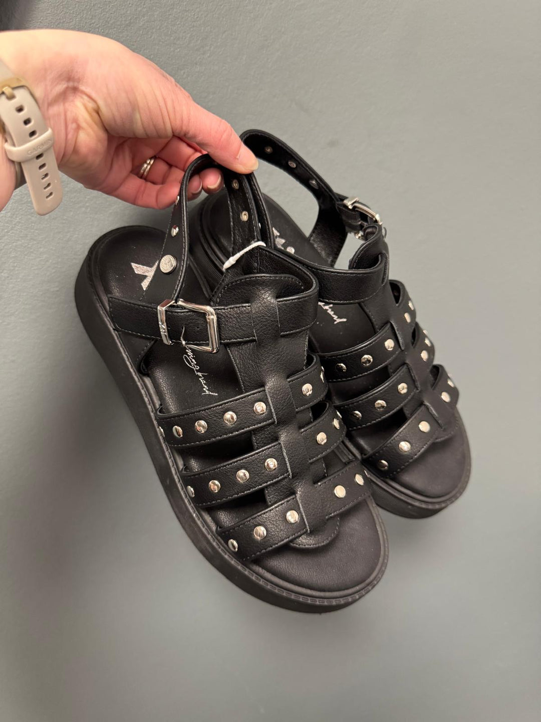 Xti Stud Detail Sandals