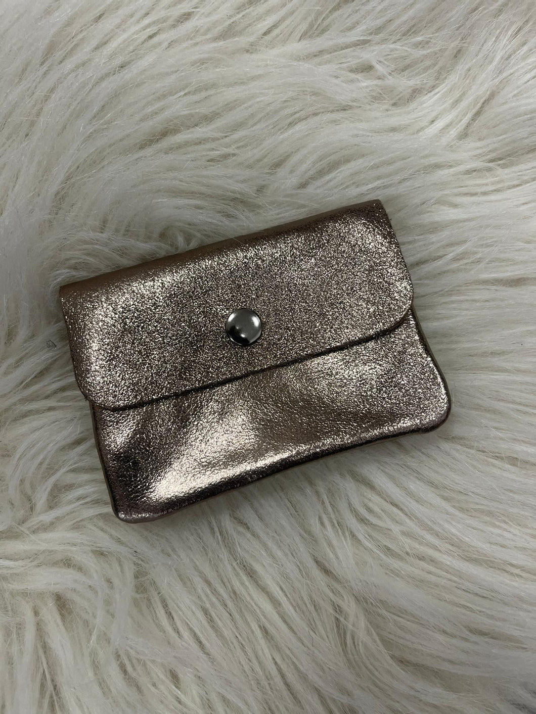 Leather Coin Purse - Bronze