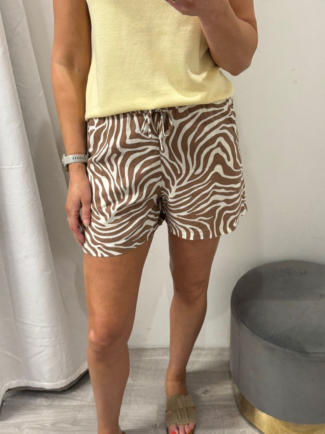 Falakka Shorts - Animal Brown