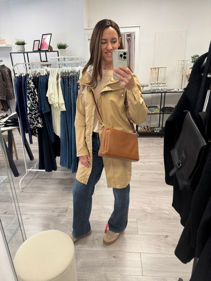Anya Leather Bag - Tan