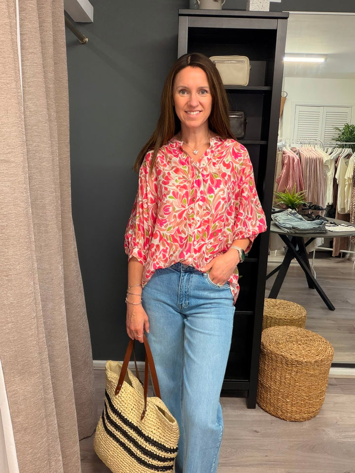 Santana Blouse -  Pink