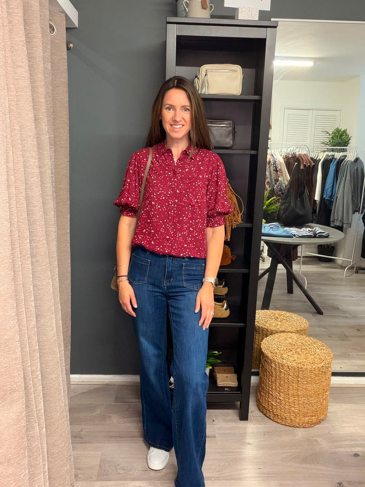 Vera Blouse - Rhododendron