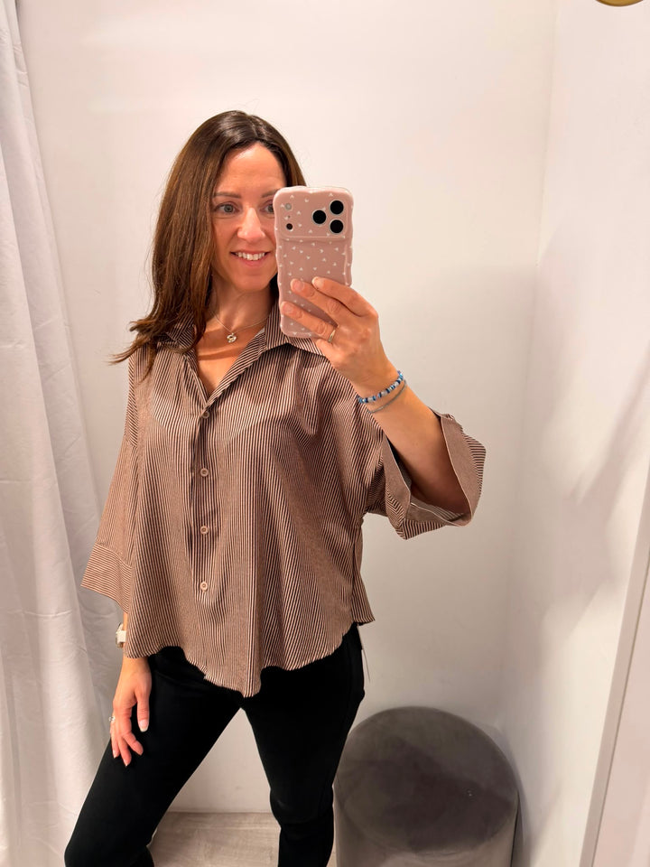 Lucia Shirt - Taupe