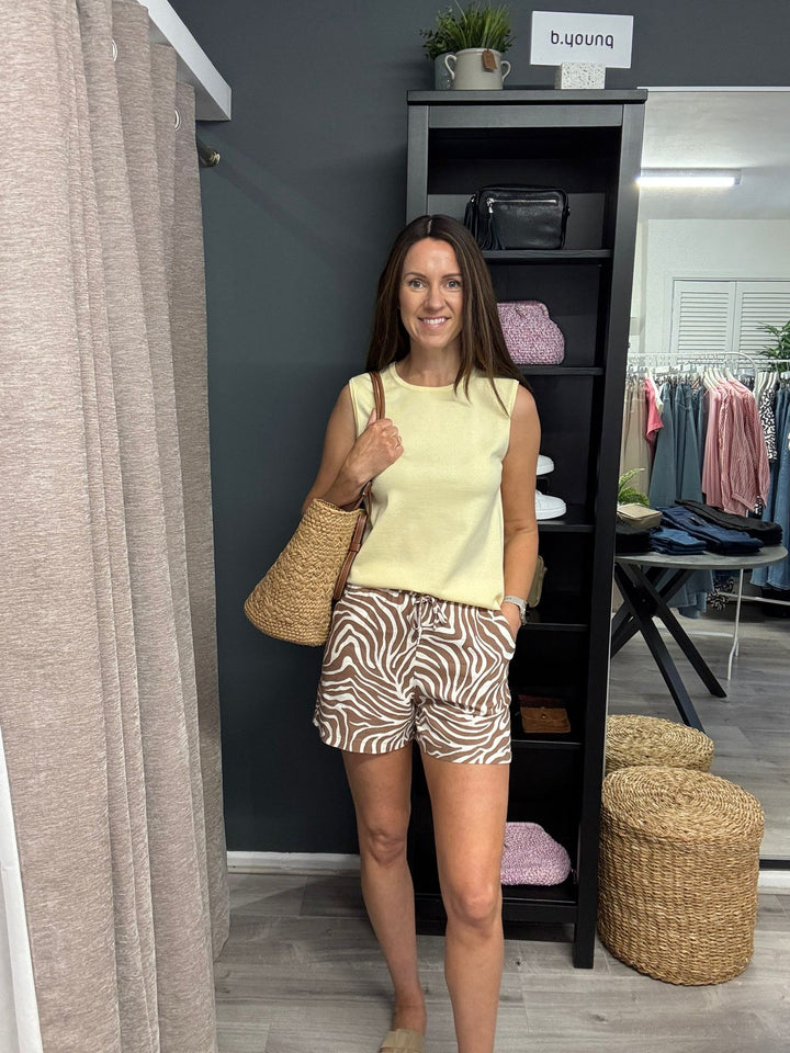 Falakka Shorts - Animal Brown