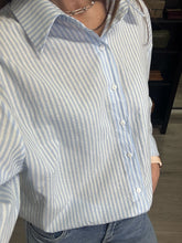 Load image into Gallery viewer, Nova Striped Shirt - Blue
