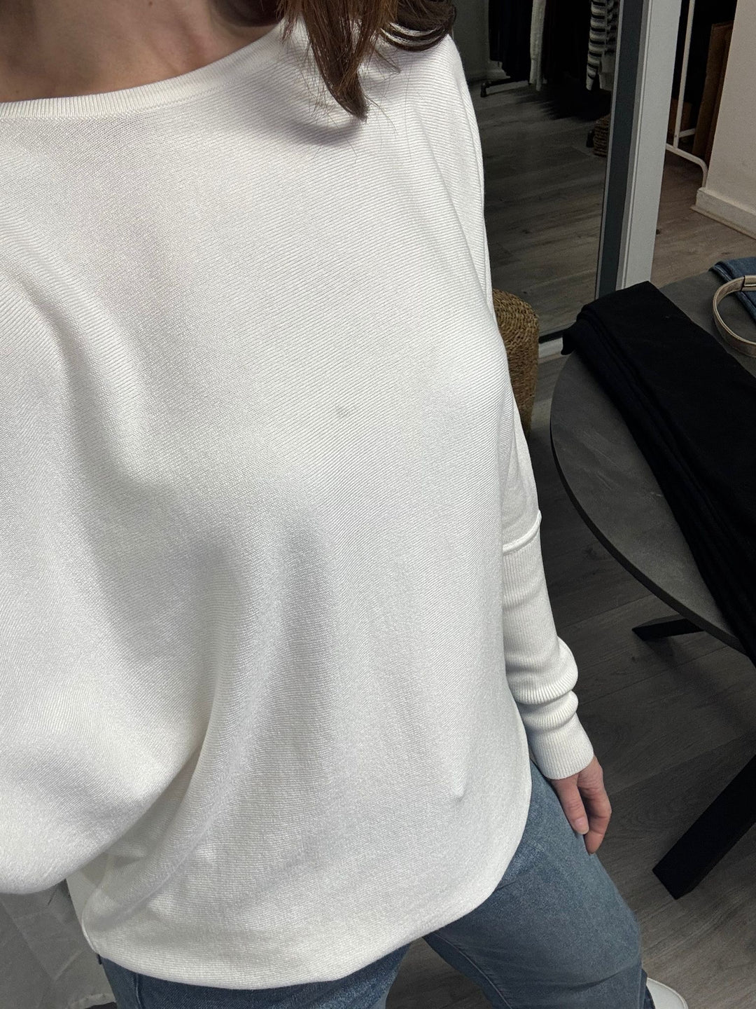 Morla Batwing Jumper - Marshmallow