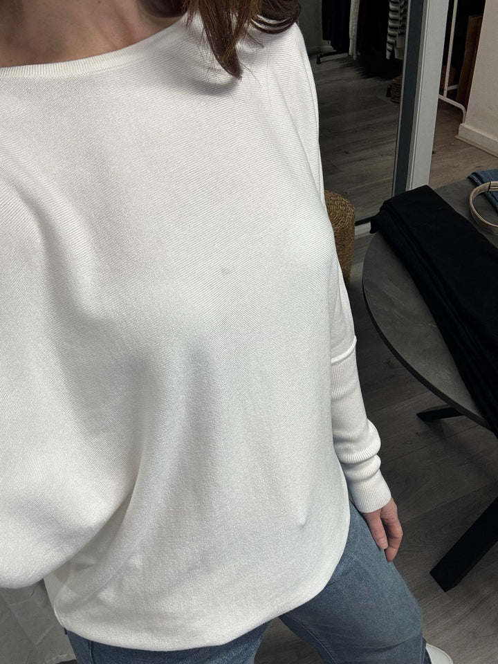 Morla Batwing Jumper - Marshmallow