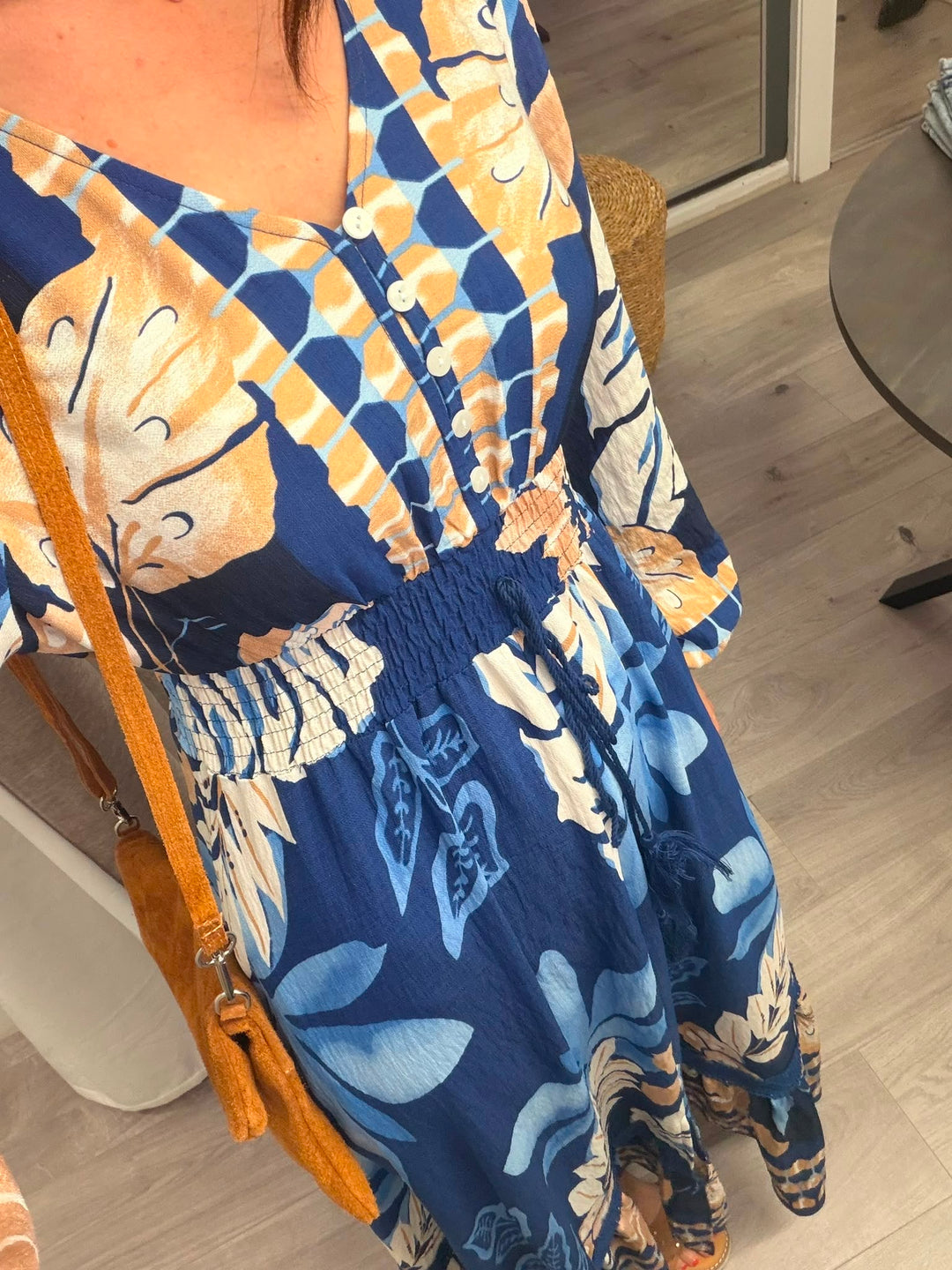 Luna Dress - Blue