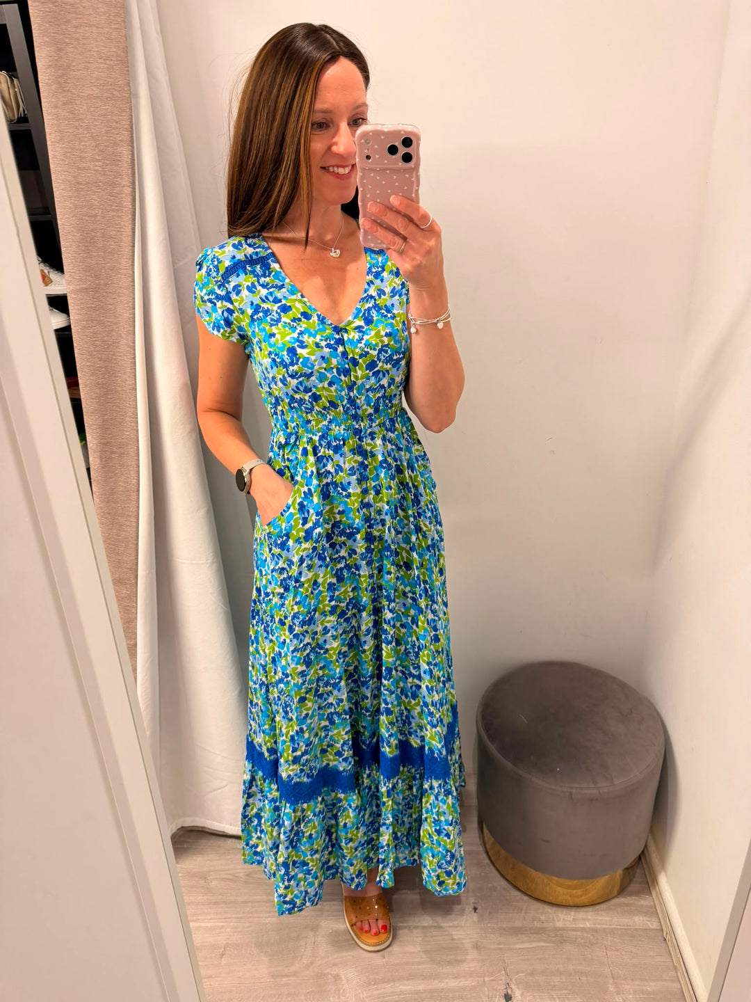 Ciara Midaxi Dress - Meadow Mist