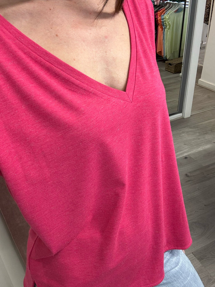 Rebel V Neck T-shirt - Last Size 12