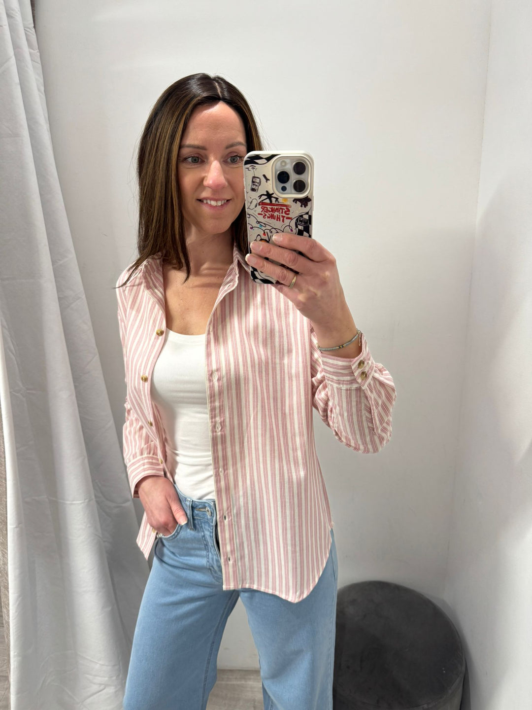 Gillo Shirt - Birch Stripe