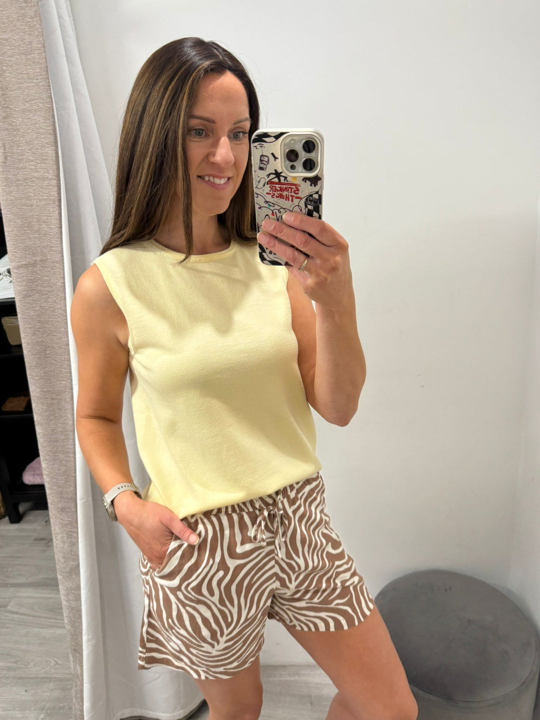 Morla Sleeveless Top - Yellow