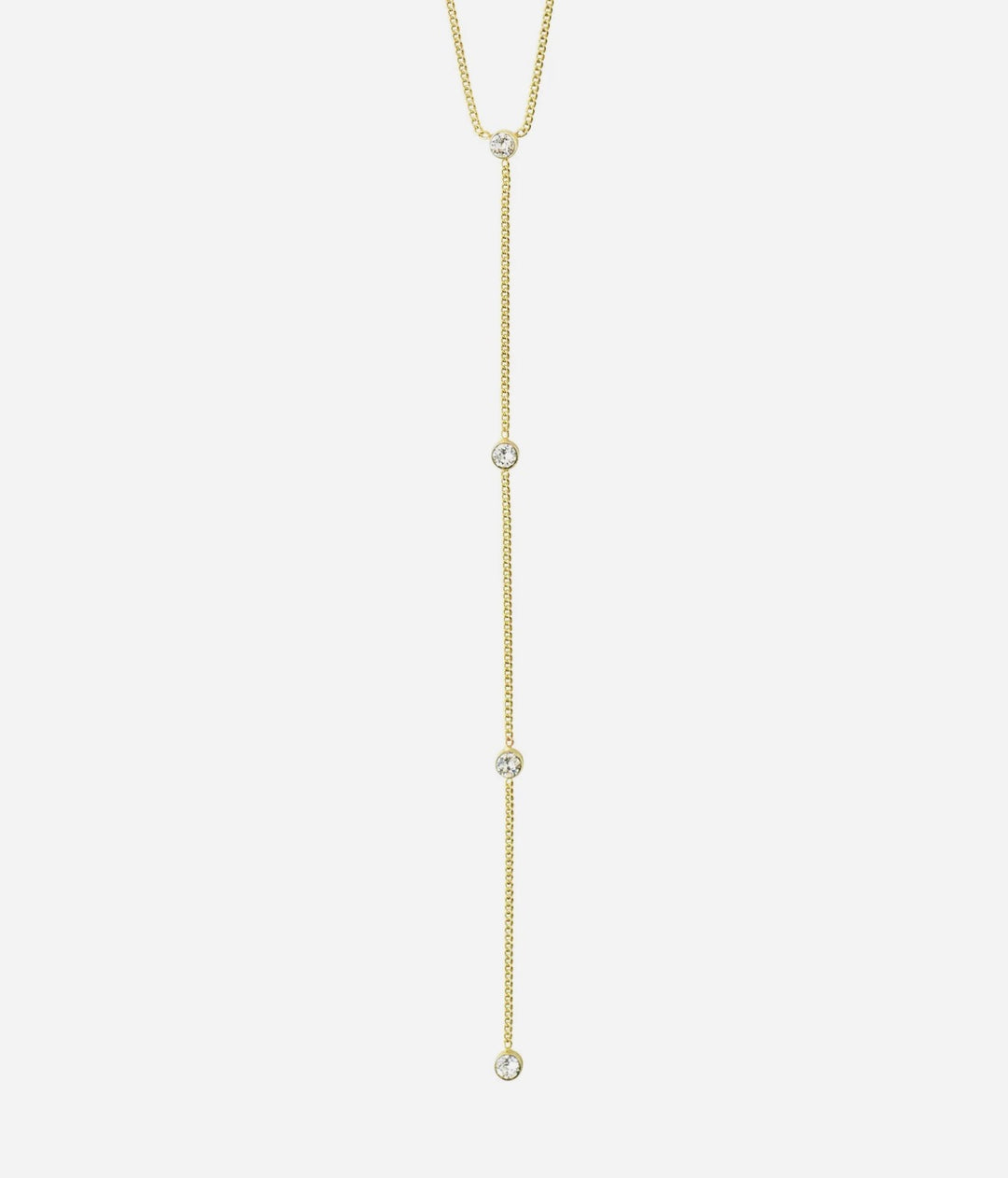 Root Y-Necklace - Gold Plated