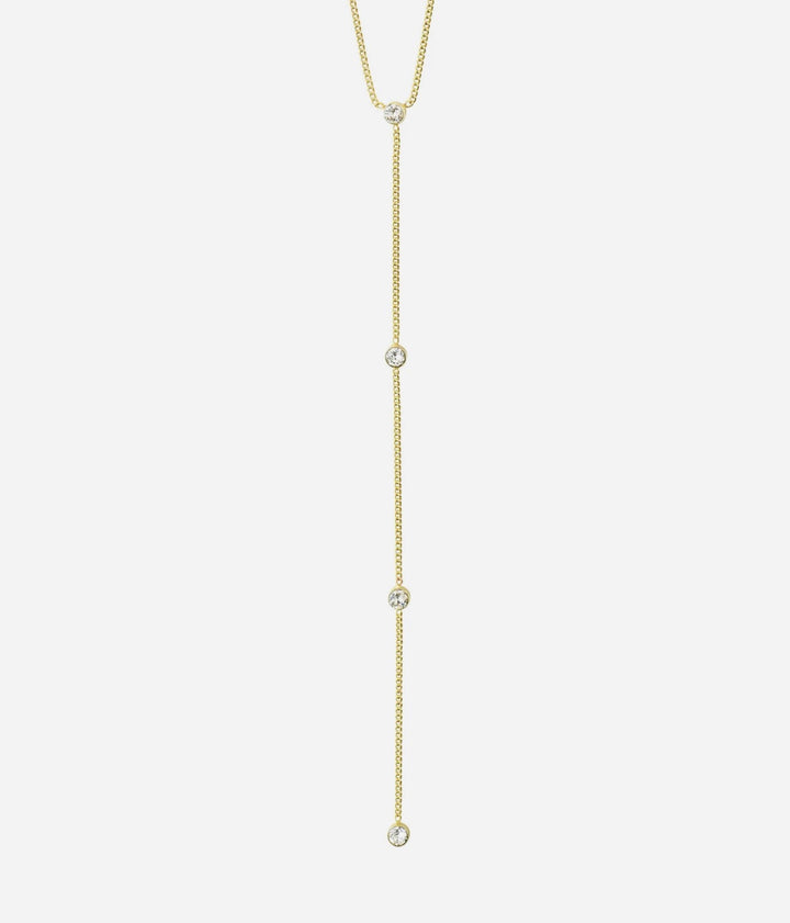 Root Y-Necklace - Gold Plated