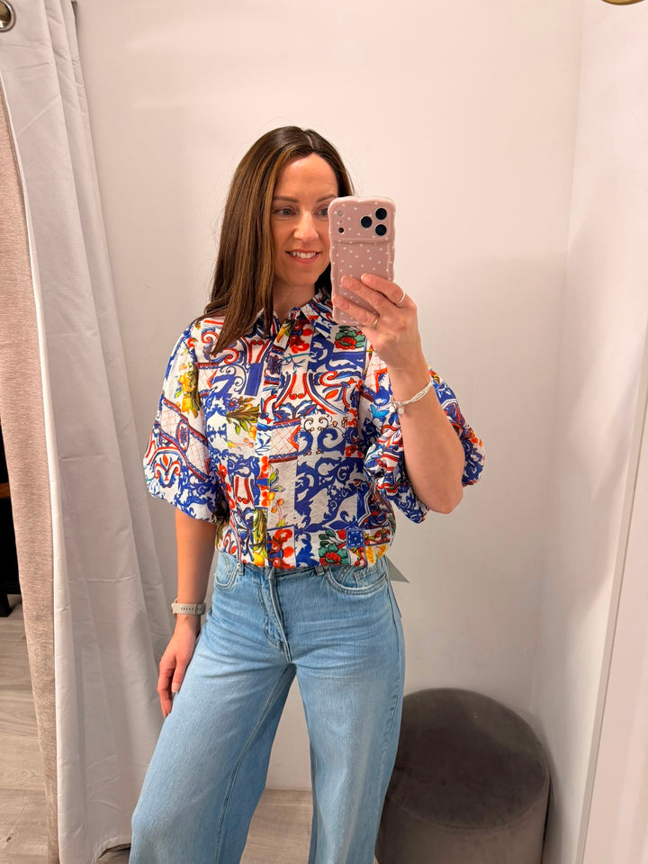 Elena Blouse - Santorini