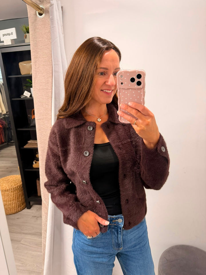 Bubbly Jacket - Fudge Cloak