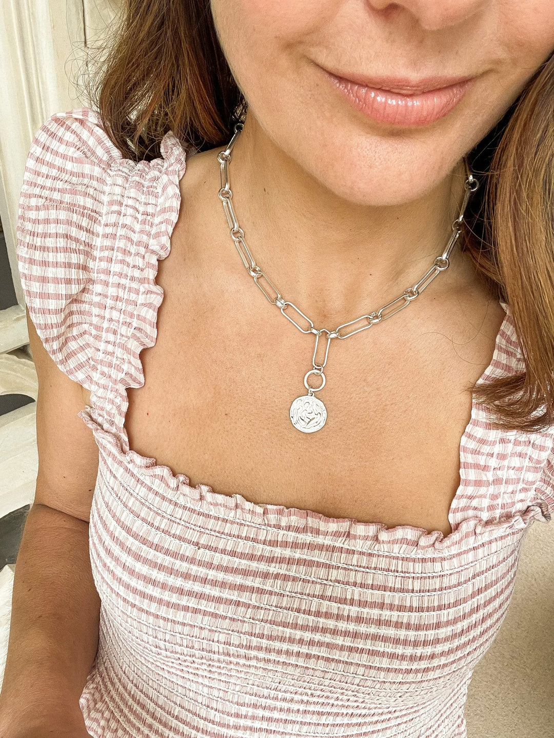 Lara Necklace - Silver Plated