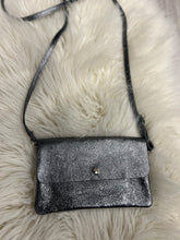 Load image into Gallery viewer, Luna Leather Crossbody Bag - Pewter
