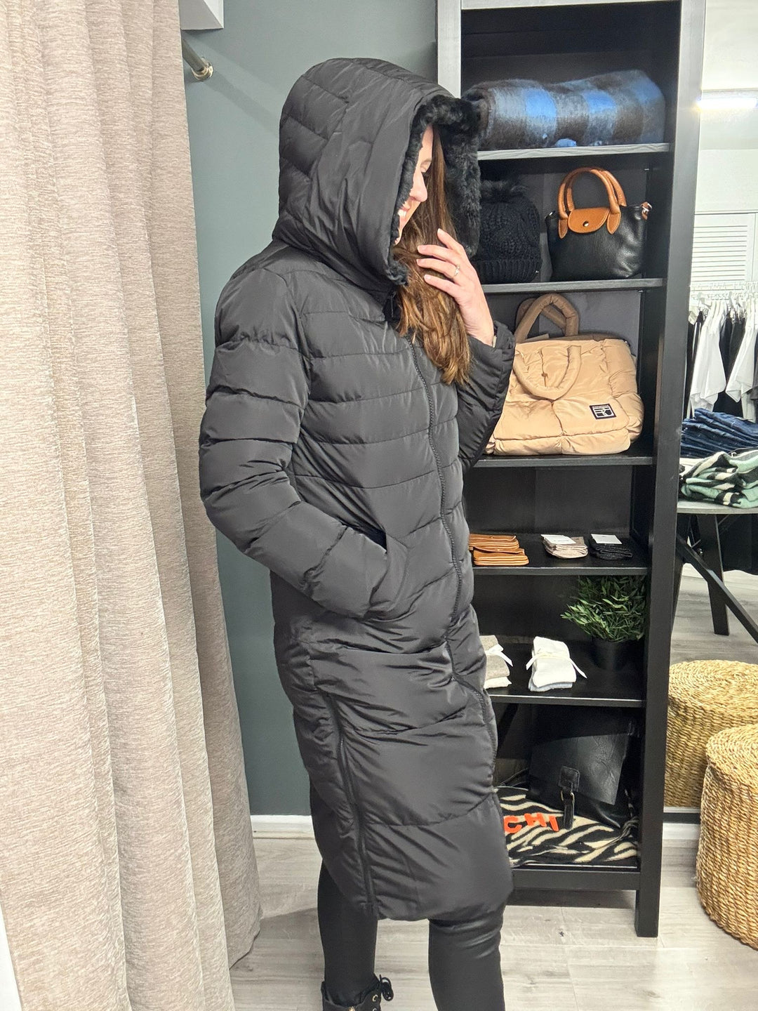 Keila Faux Fur Lined Coat