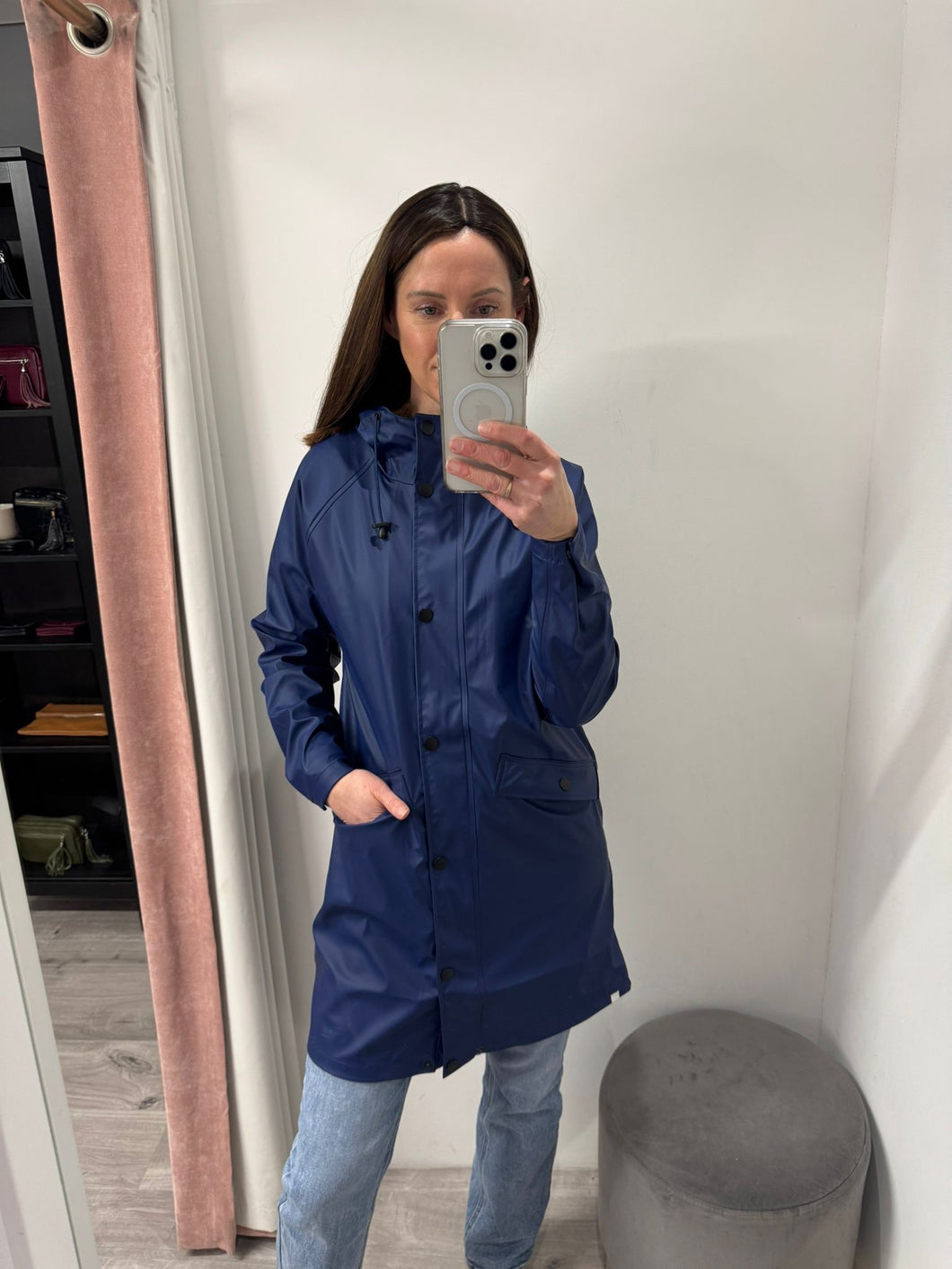 Tazi Rain Jacket - Medieval Blue