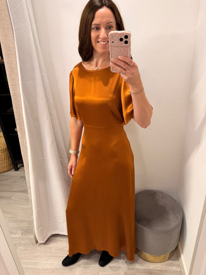 Rene Dress - Burnt Orange