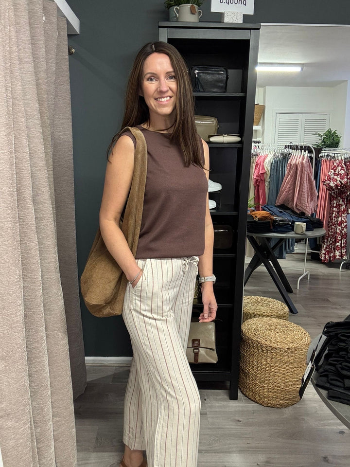 Morla Sleeveless Top - French Roast