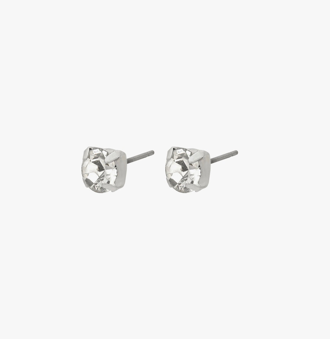 Original Crystal Studs - Silver Plated