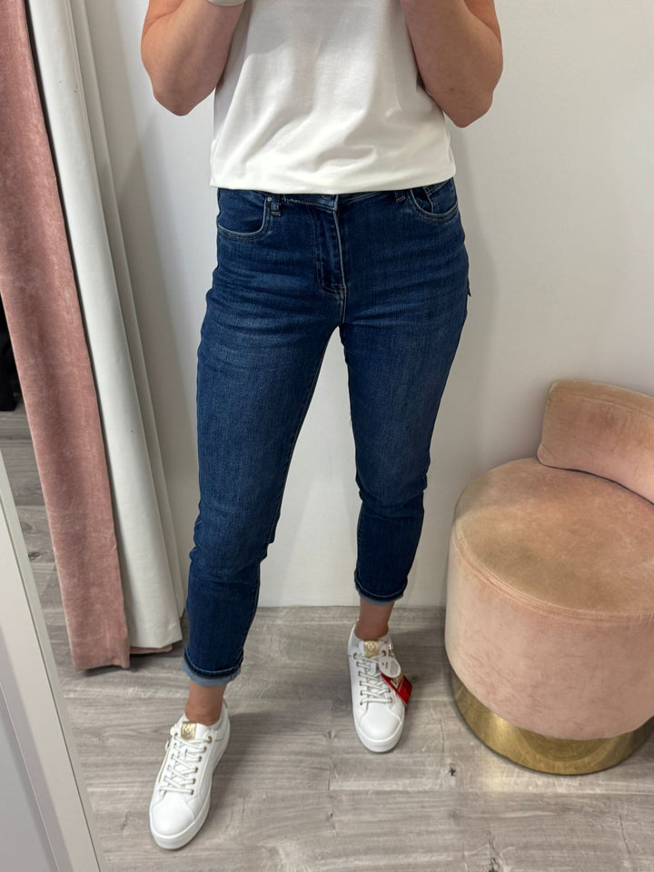 Toxik Boyfriend Jeans - Dark Wash
