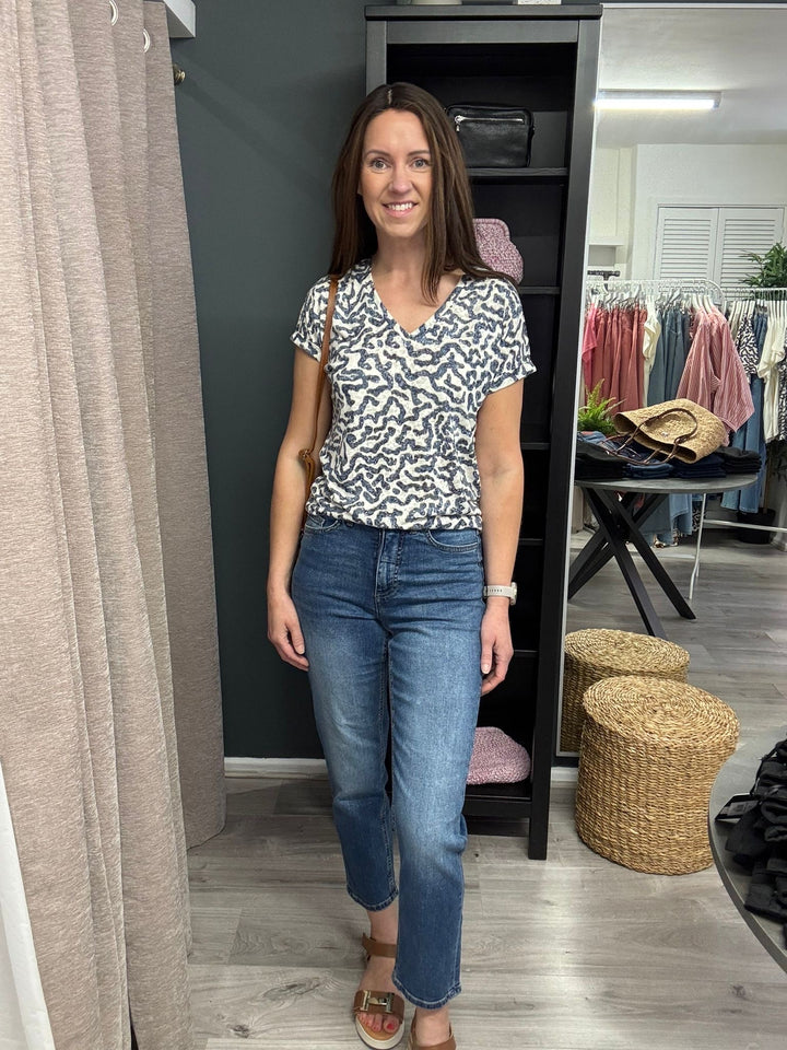 Twiggy Raven Cropped Jeans - Mid Wash