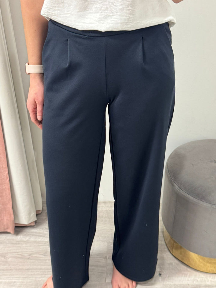 Kate Wide Leg Pants - Total Eclipse