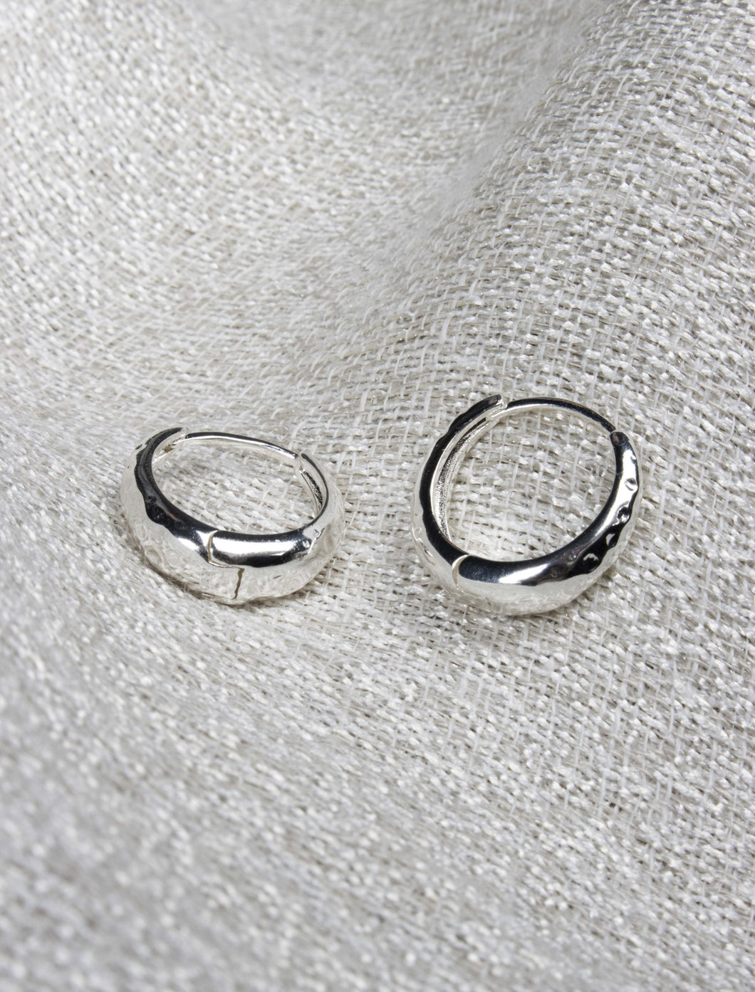 Amy Small Hoops - Silver Plated