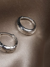 Load image into Gallery viewer, Medium Amy Hoops - Silver Plated
