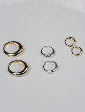 Load image into Gallery viewer, Amy Small Hoops - Silver Plated
