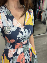Load image into Gallery viewer, Ciara Printed Maxi Dress - Navy Floral
