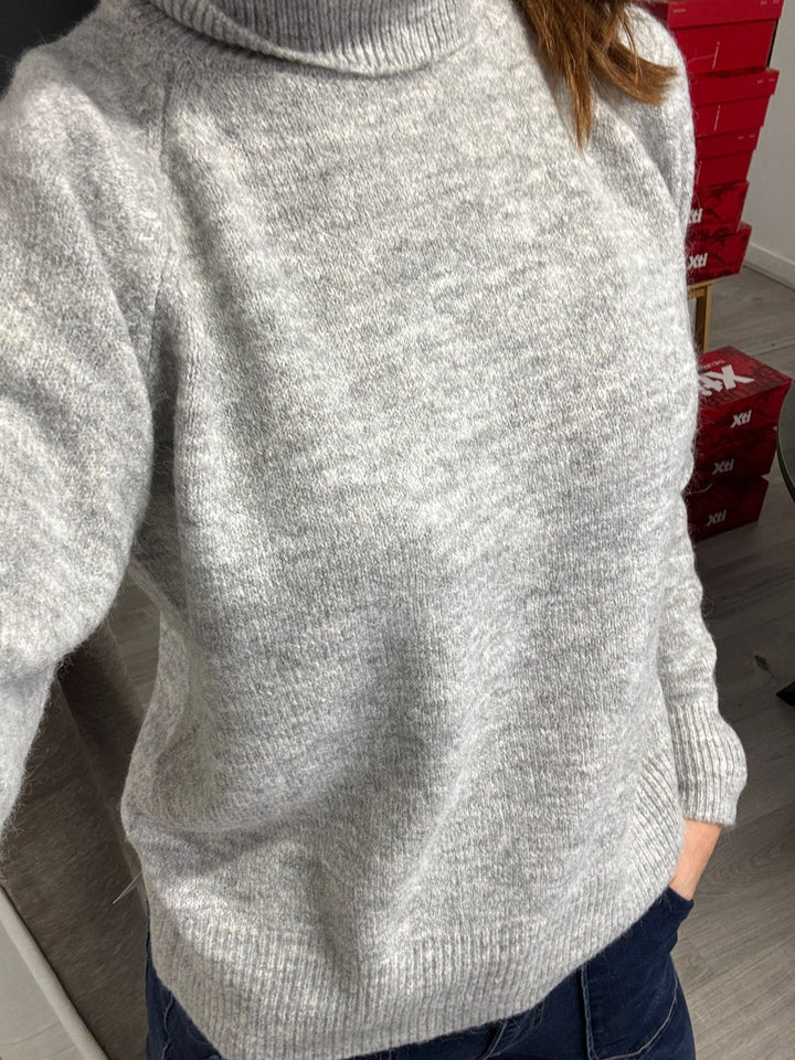 Monna Rollneck - Grey Melange