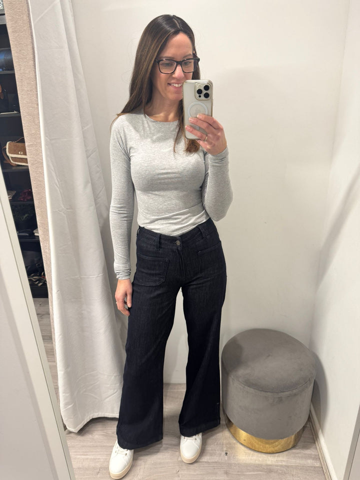 Toxik Penny Wide Leg Jeans - Indigo