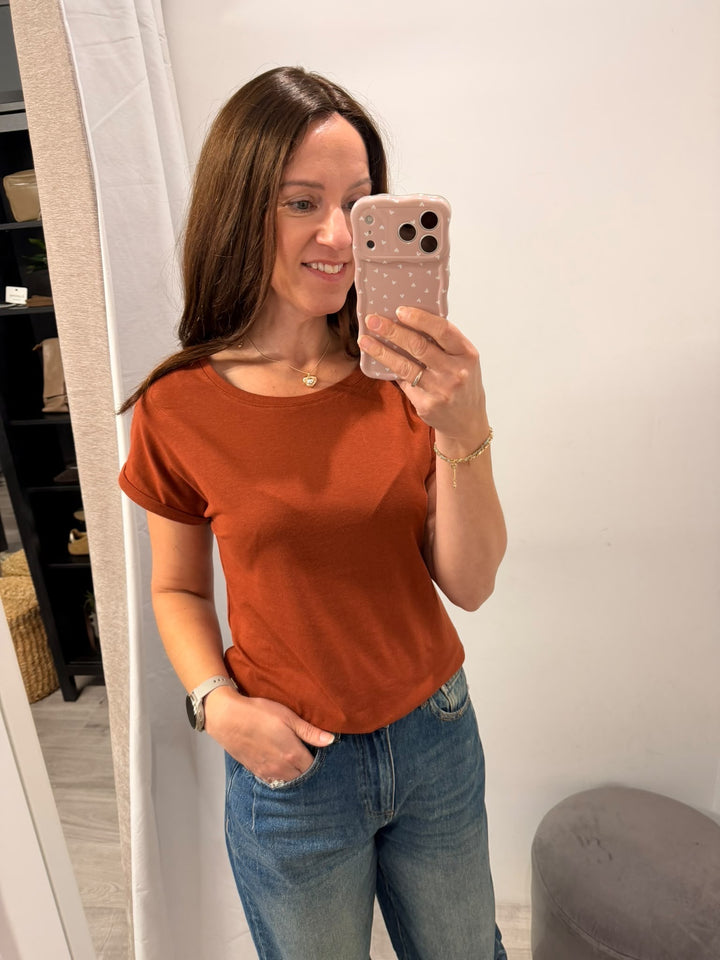Pamila T-shirt - Paprika