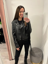 Load image into Gallery viewer, Mia Fringed Biker Jacket
