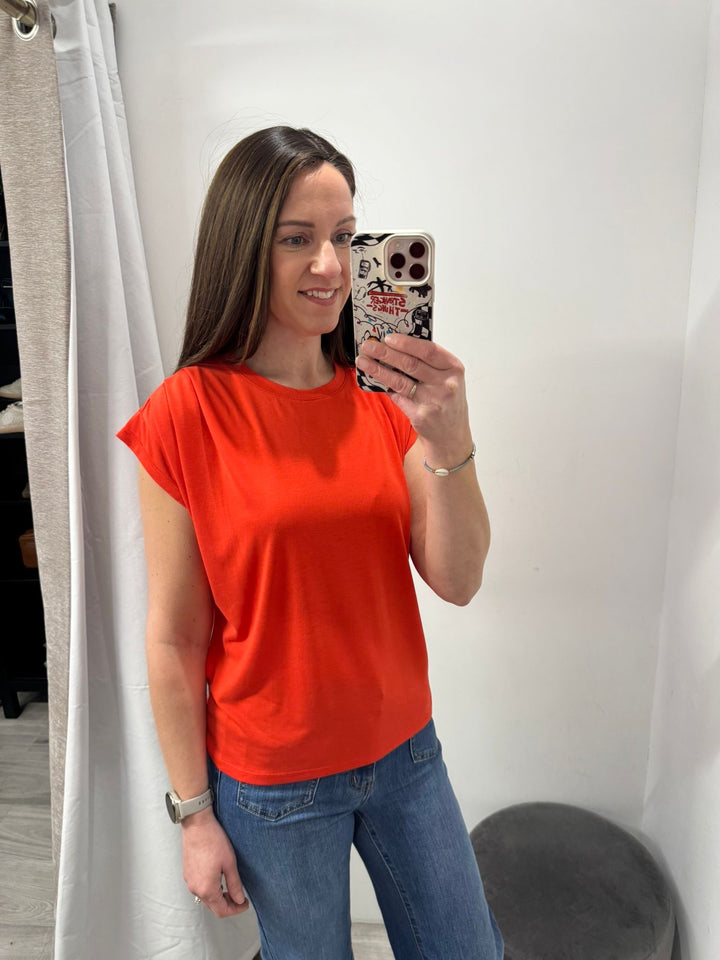 Lisken Top - Fiery Red