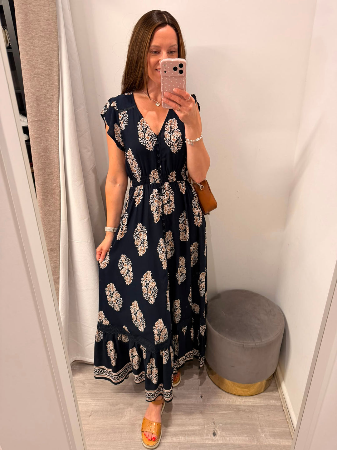 Ciara Midaxi Dress - Midnight Cove