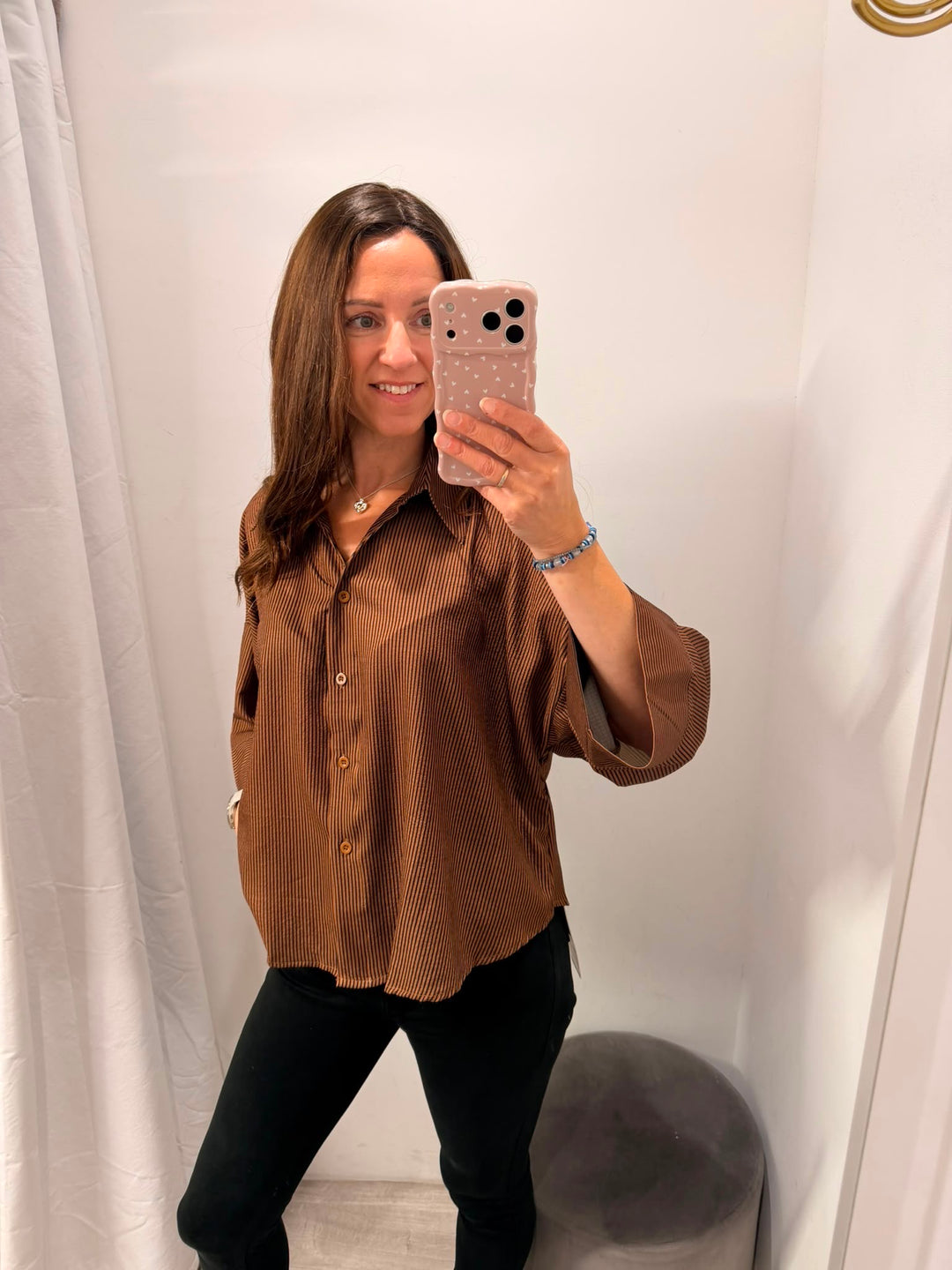 Lucia Shirt - Chocolate