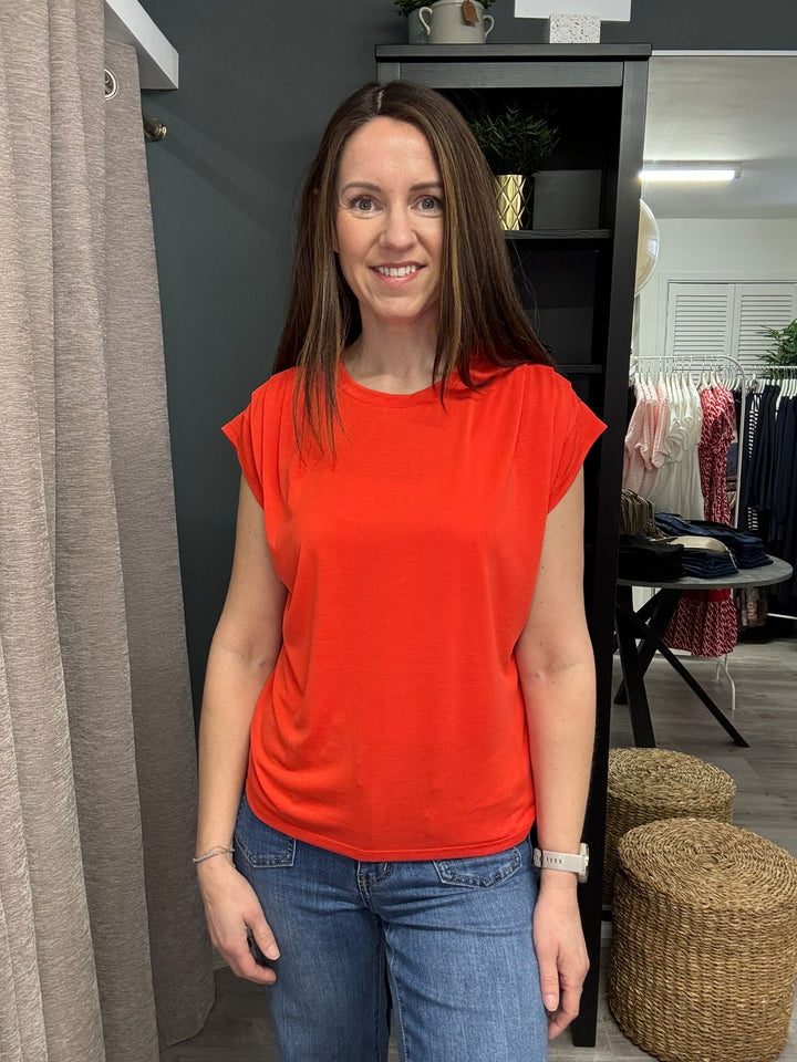 Lisken Top - Fiery Red