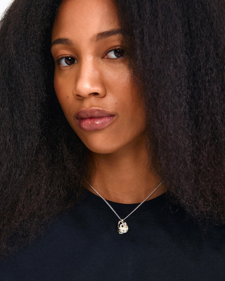 Riyan Necklace - Silver Plated