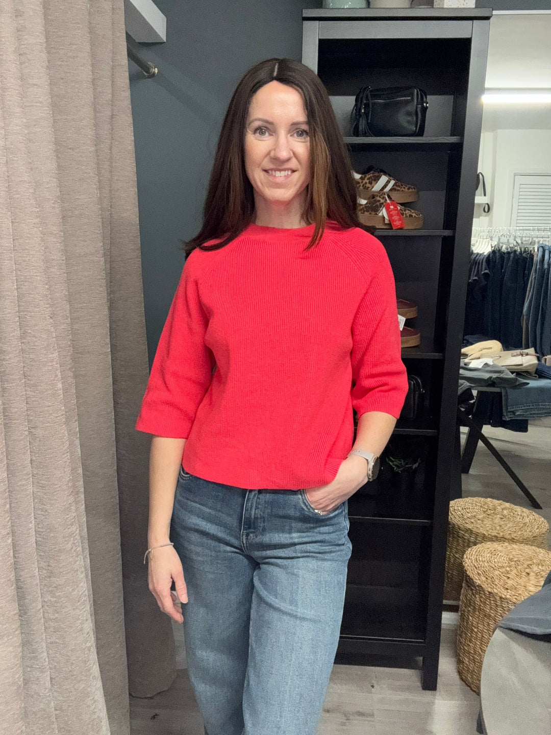 Boston Top - Teaberry