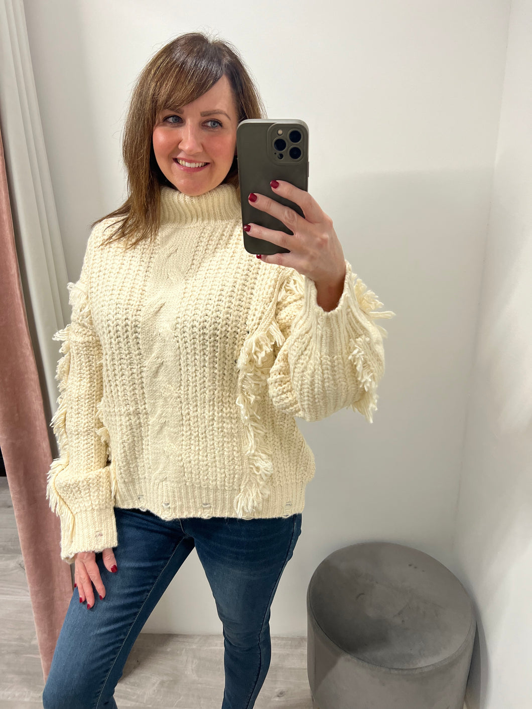 Lauren Chunky Knit - Cream