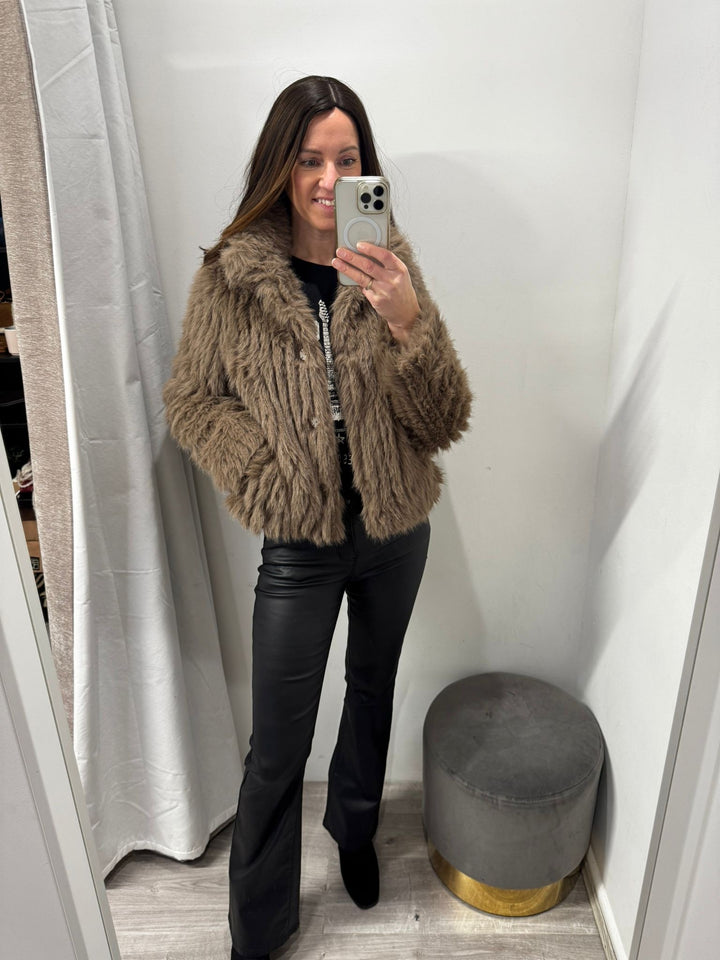 PRE ORDER - Faith Faux Fur Jacket