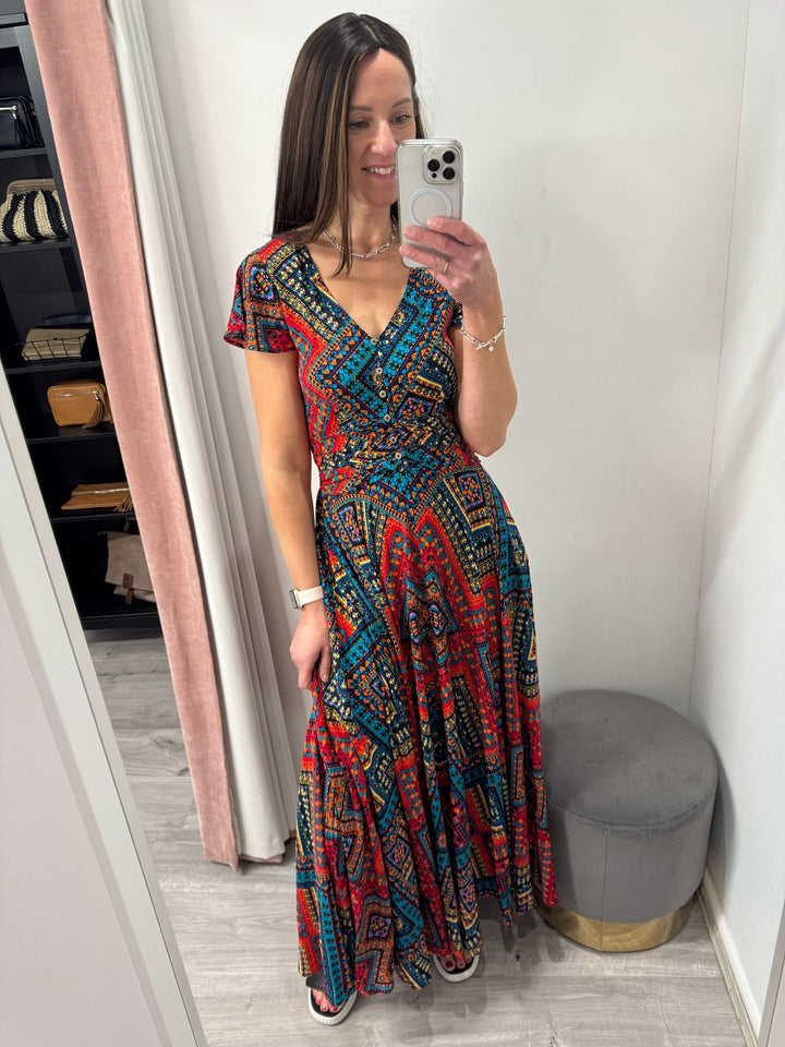 Sophia Dress - Red