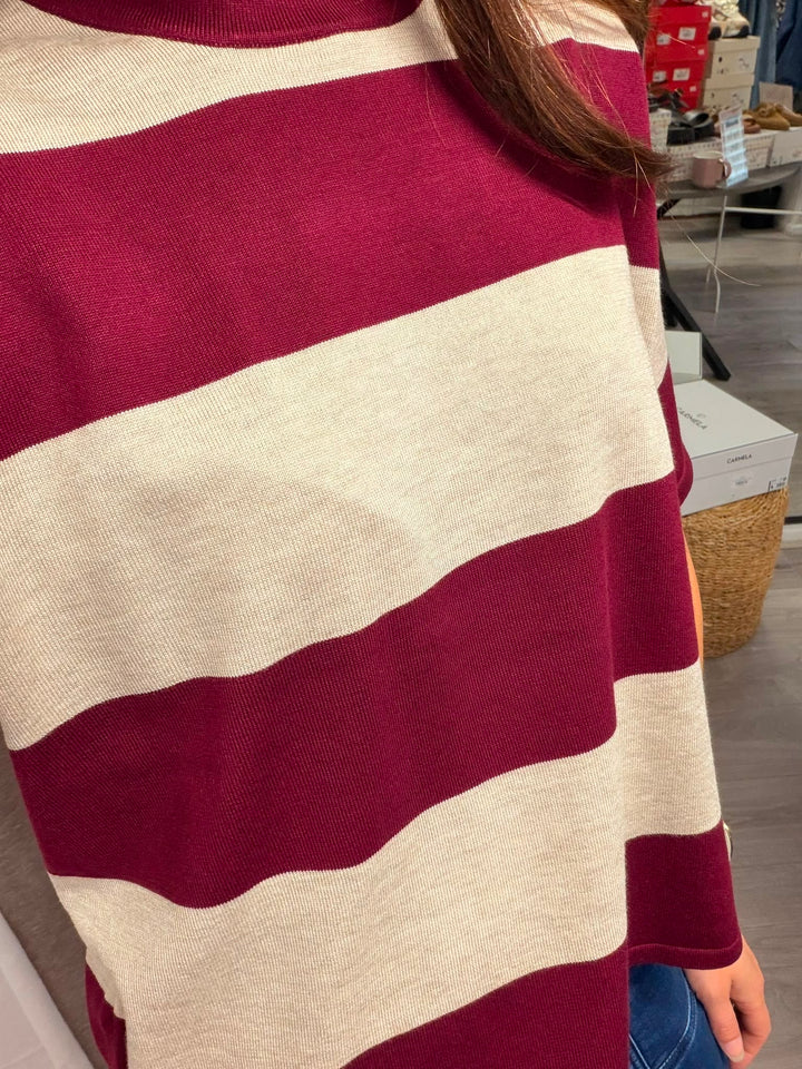 Luls Loose Top - Stripe
