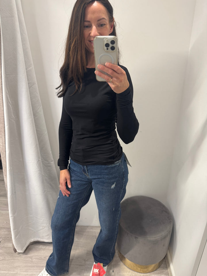 Pamila LS Top - Black